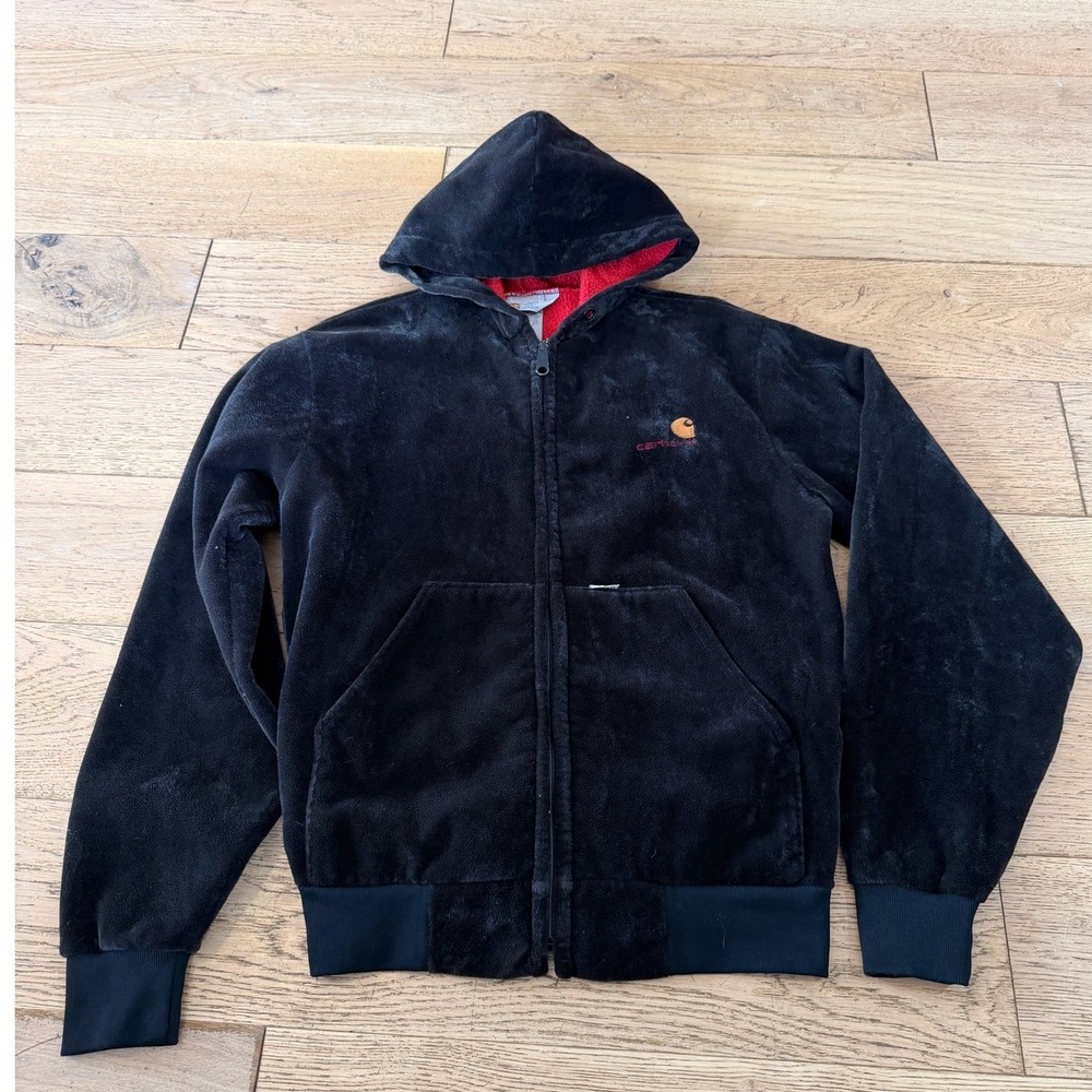 Vintage Carhartt Velo Jacket Y2K Made in USA Hoodie Mens Medium 764 (436)